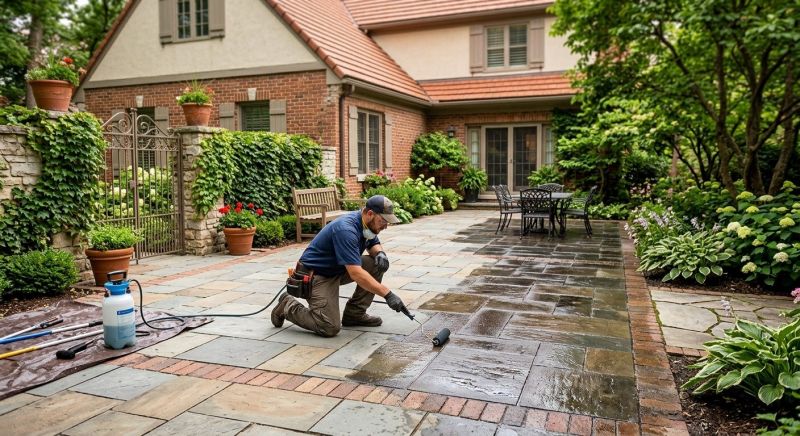 Concrete Patio Sealing in Alpharetta, GA