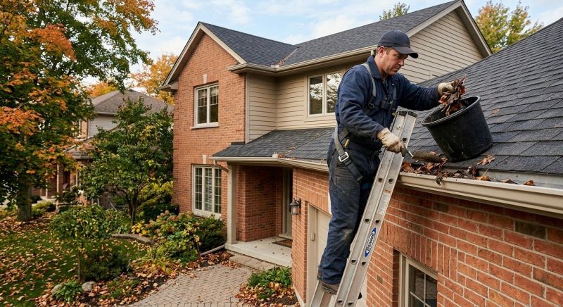 Gutter Pine Needle Removal in Monmouth County, NJ