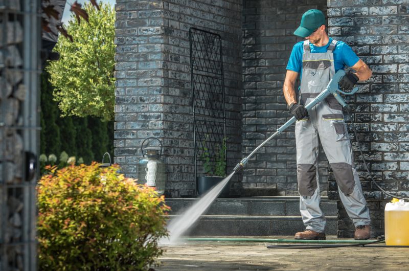 Local Brick Power Washing pros at work