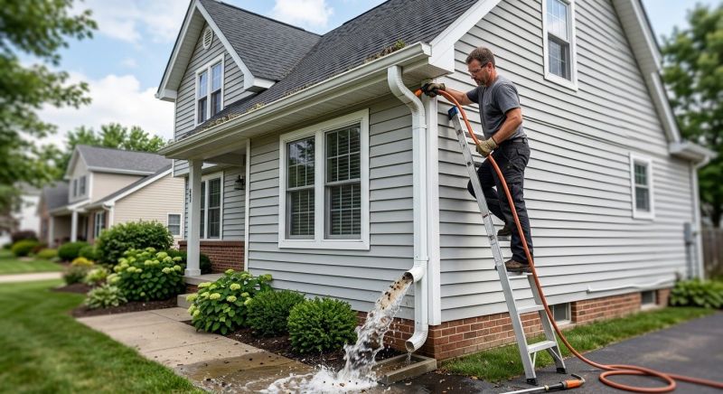 Downspout Cleaning in Fredericksburg, VA